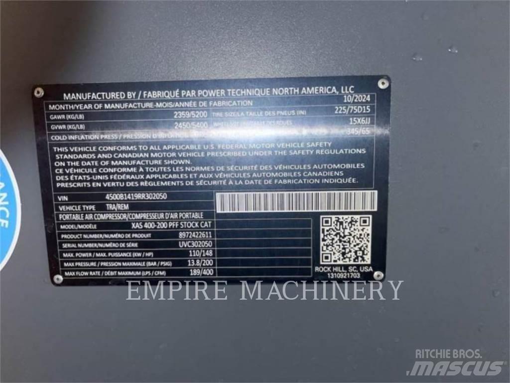 Atlas Copco XAS400CD コンプレッサー