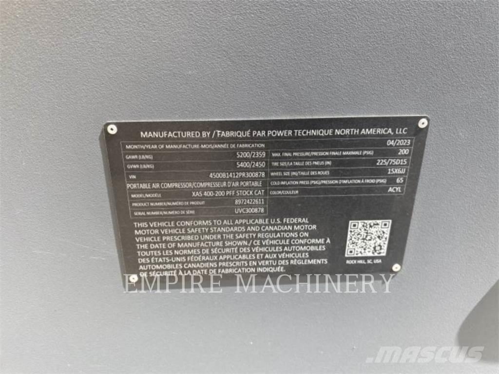 Atlas Copco XAS400CD コンプレッサー