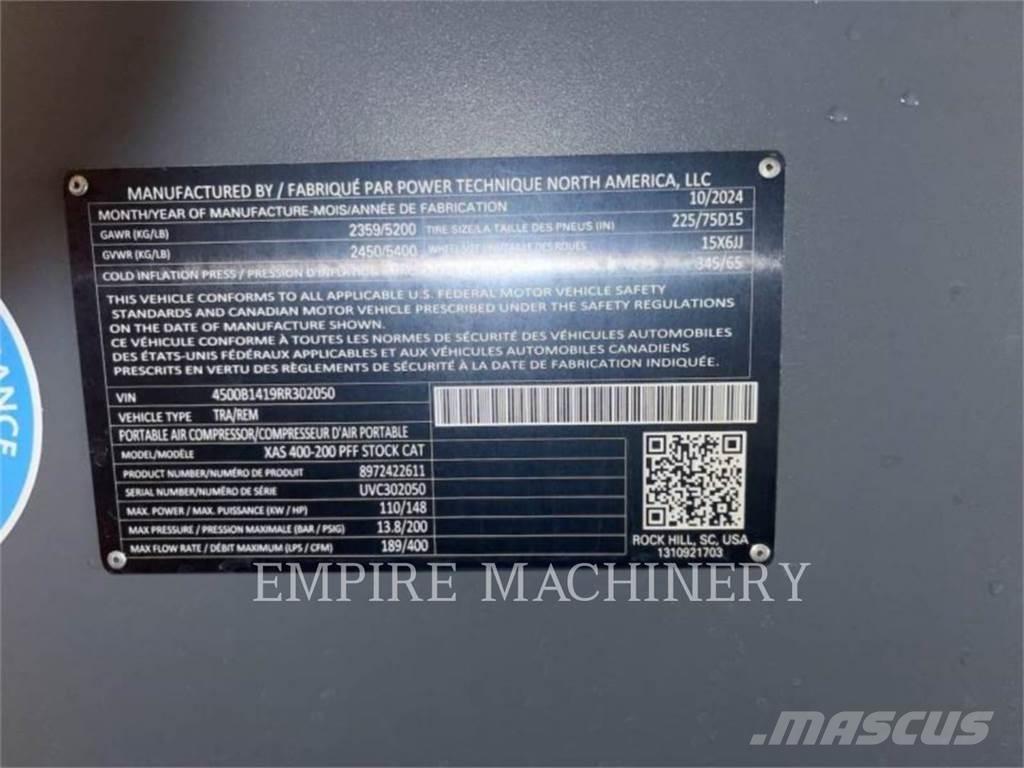 Atlas Copco XAS400CD コンプレッサー