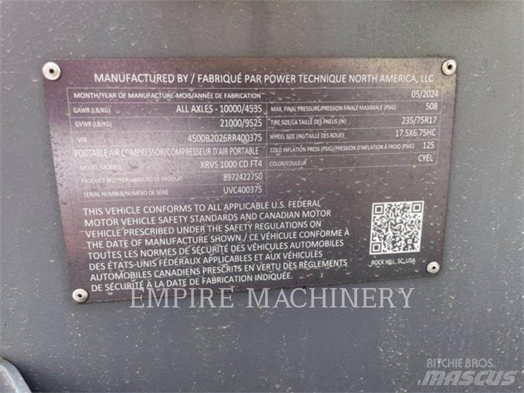 Atlas Copco XRVS1000CD コンプレッサー
