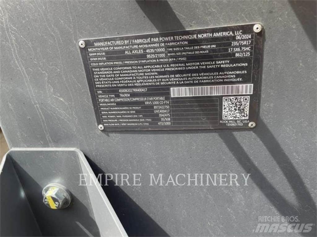 Atlas Copco XRVS1000CD コンプレッサー