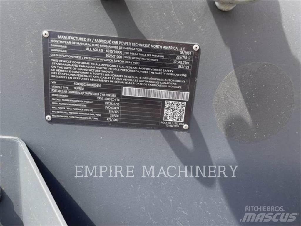 Atlas Copco XRVS1000CD コンプレッサー