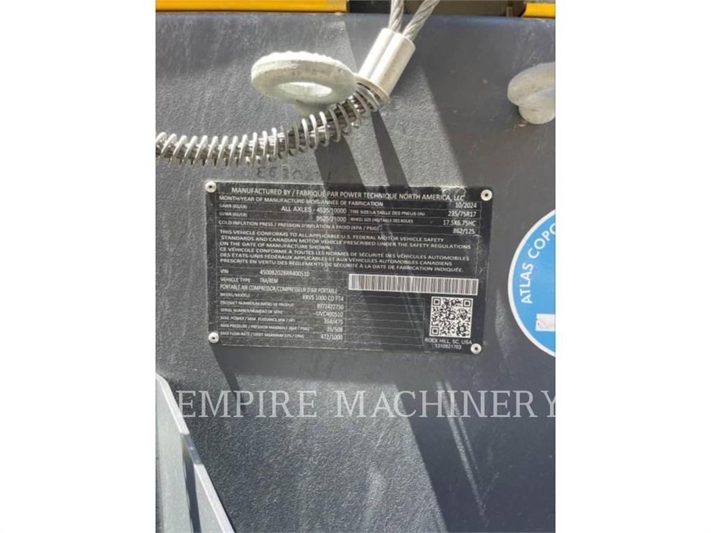 Atlas Copco XRVS1000CD コンプレッサー
