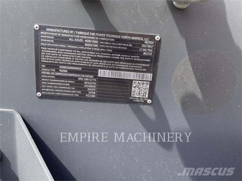 Atlas Copco XRVS1000CD コンプレッサー