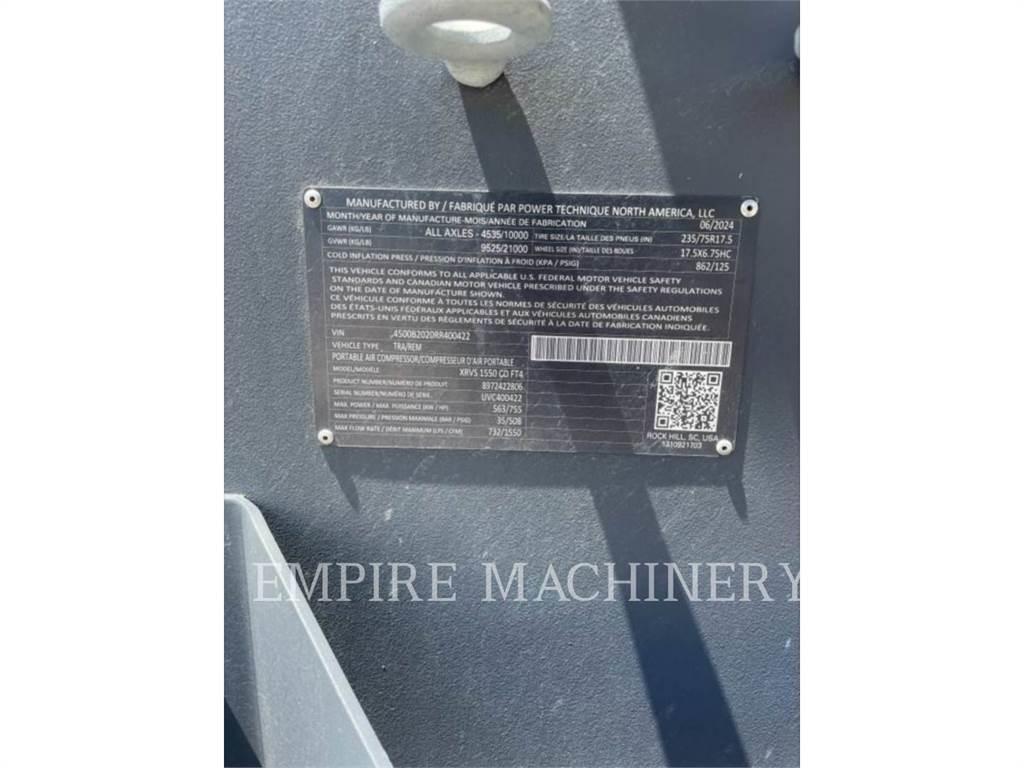 Atlas Copco XRVS1550CD コンプレッサー