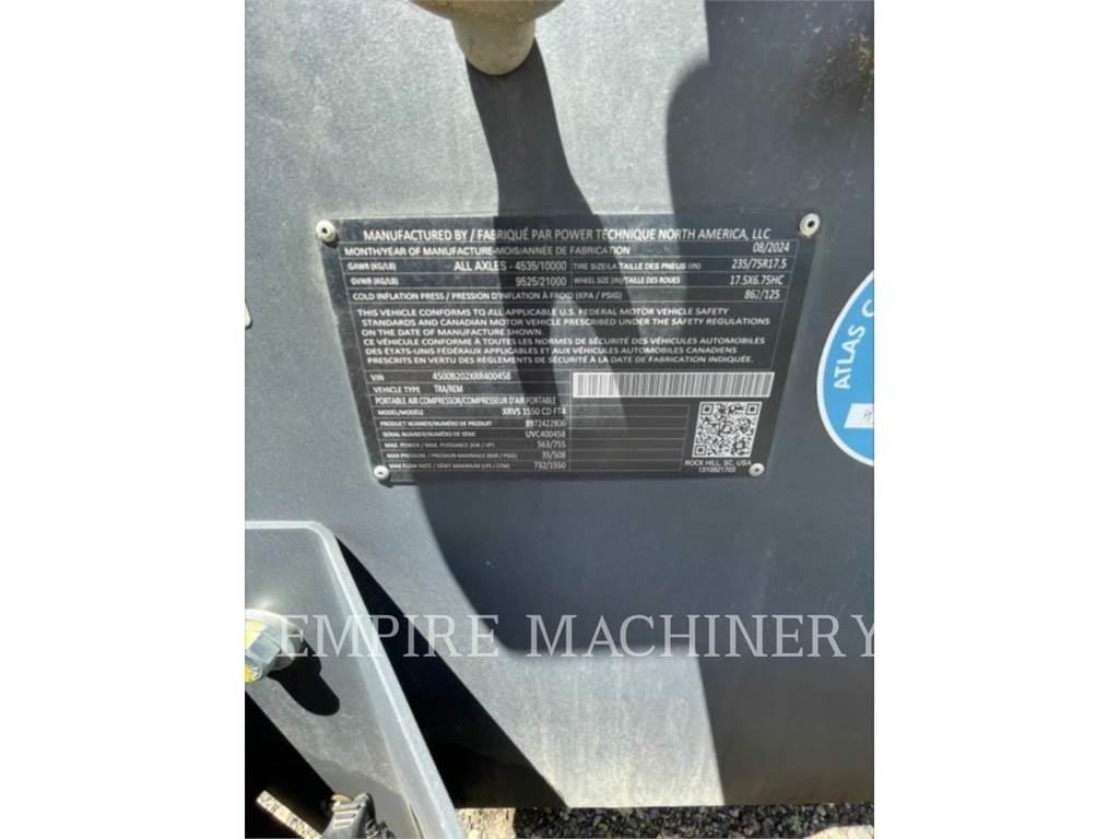 Atlas Copco XRVS1550CD コンプレッサー