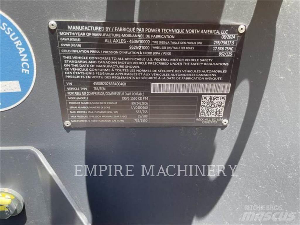 Atlas Copco XRVS1550CD コンプレッサー