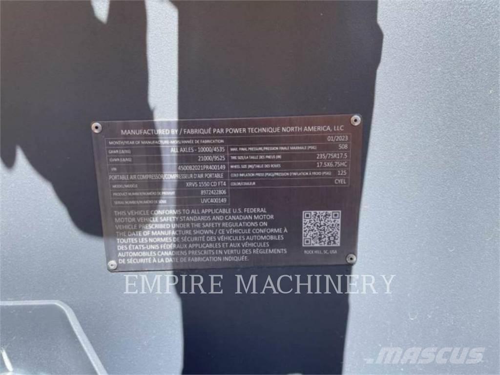 Atlas Copco XRVS1550CD コンプレッサー