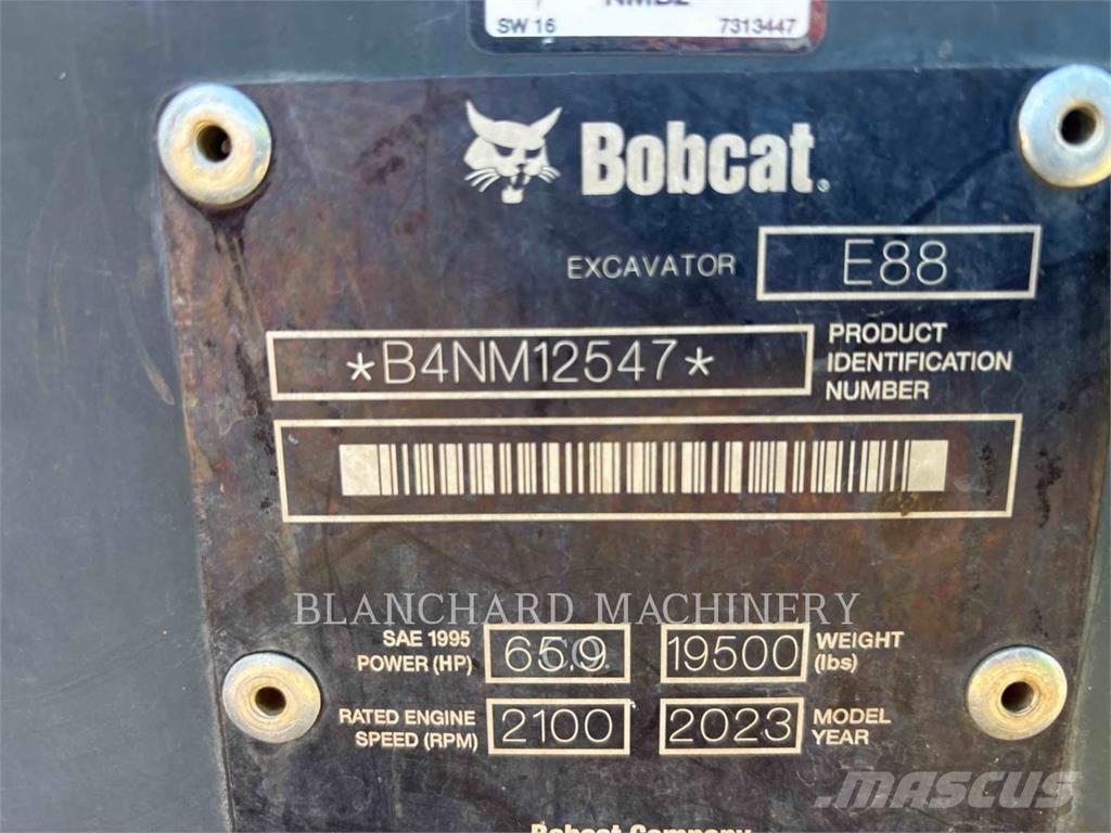 Bobcat E88 大型油圧ショベル12t以上（パワーショベル・ユンボ）