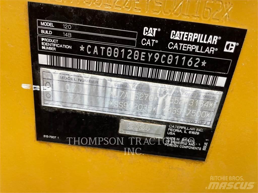 CAT 120 モーターグレーダー