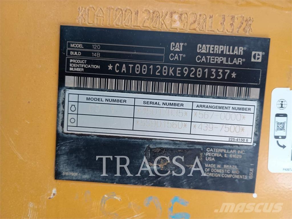 CAT 120 モーターグレーダー