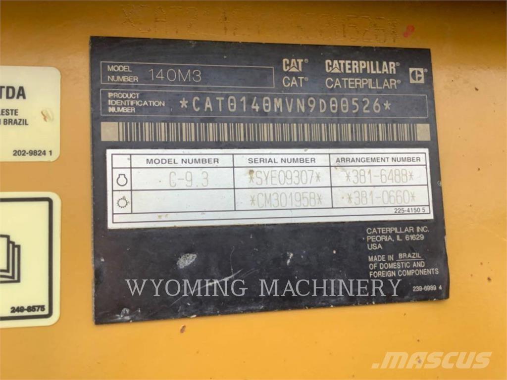 CAT 140M3 モーターグレーダー