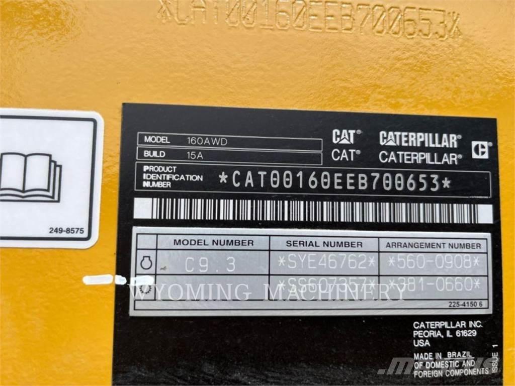 CAT 160 AWD モーターグレーダー