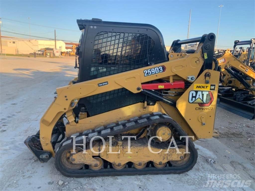 CAT 259D CAB スキッドステアローダー