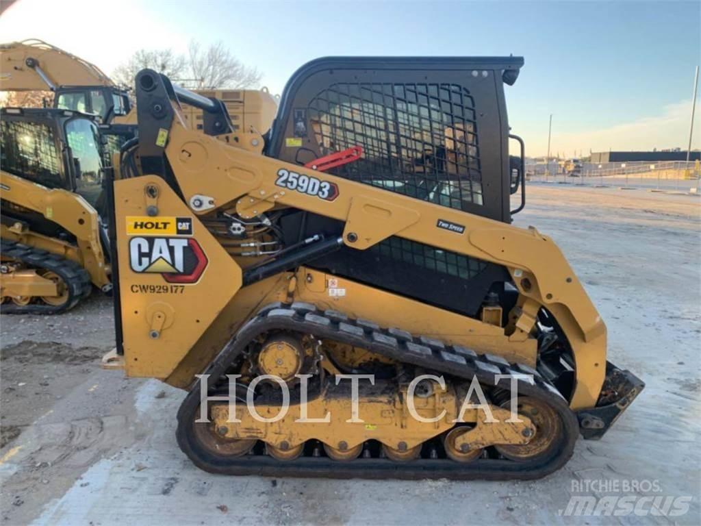 CAT 259D CAB スキッドステアローダー