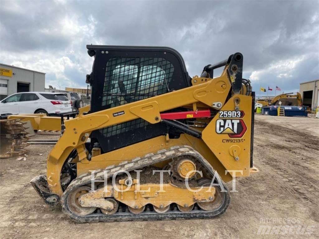 CAT 259D CAB スキッドステアローダー