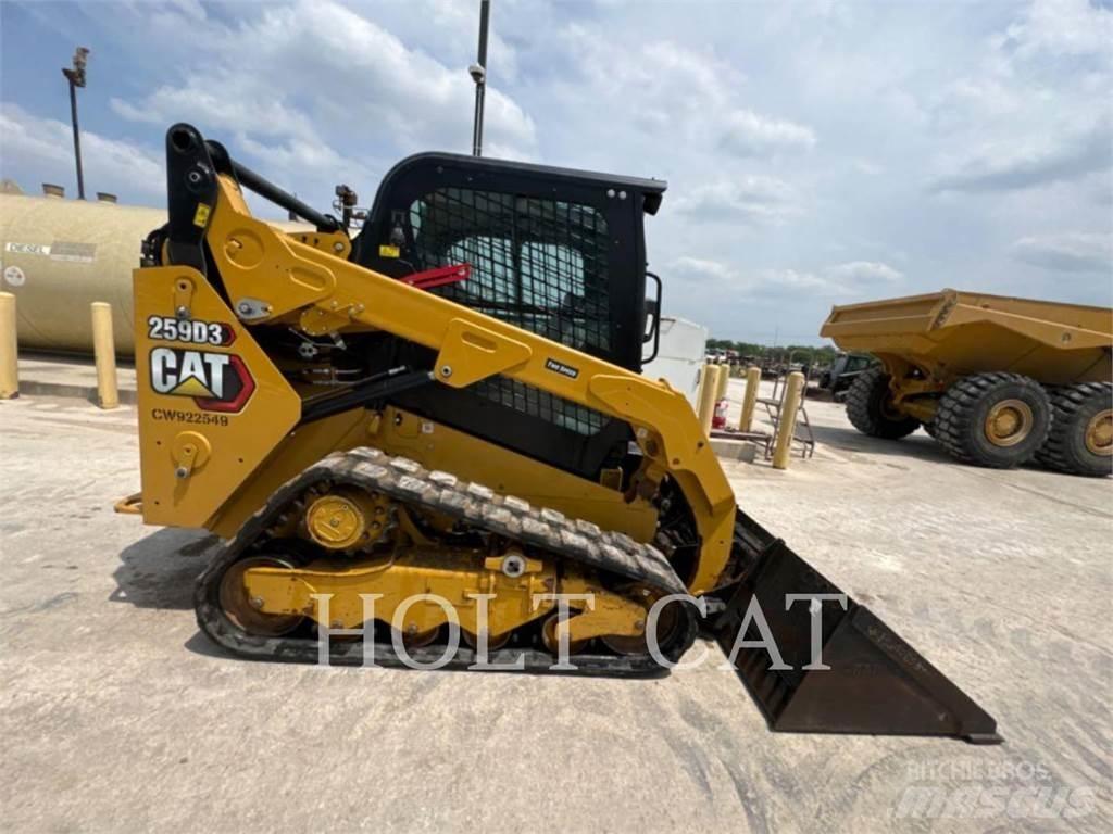 CAT 259D CAB スキッドステアローダー