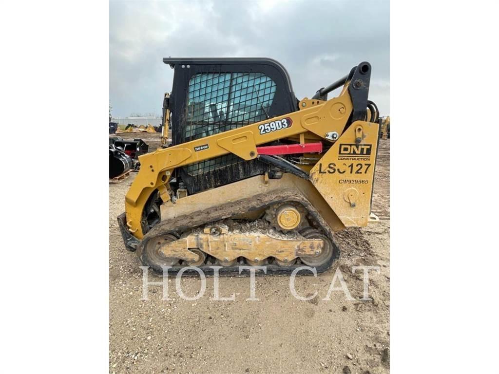 CAT 259D CAB スキッドステアローダー