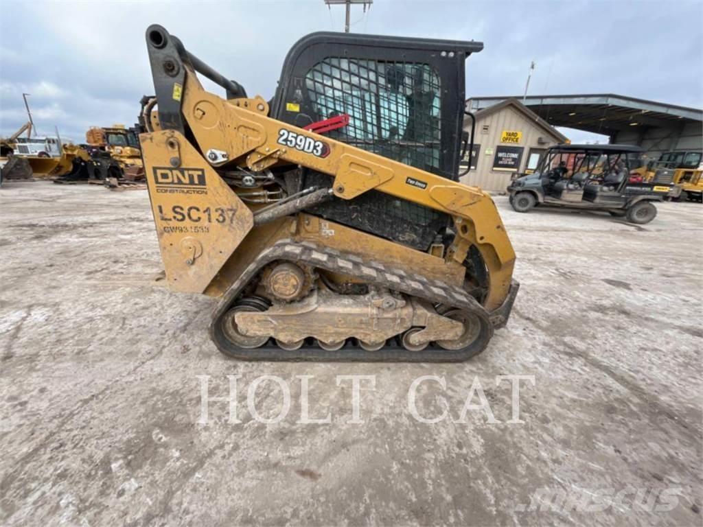 CAT 259D CAB スキッドステアローダー