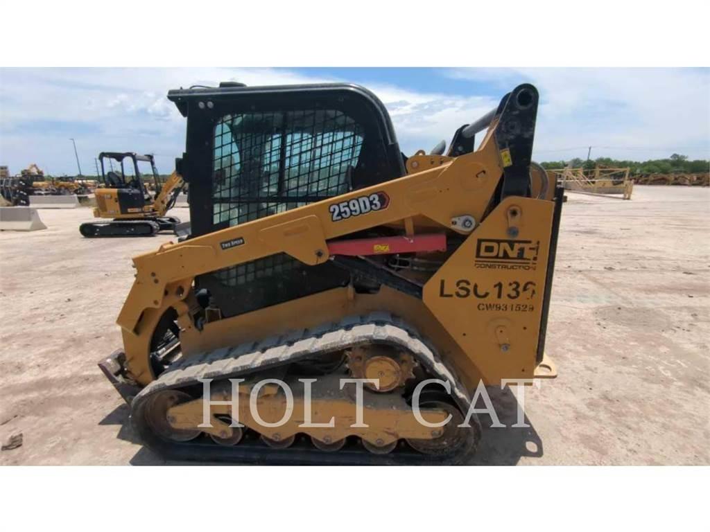 CAT 259D CAB スキッドステアローダー