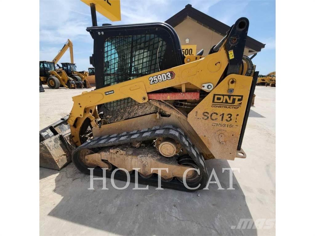 CAT 259D CAB スキッドステアローダー