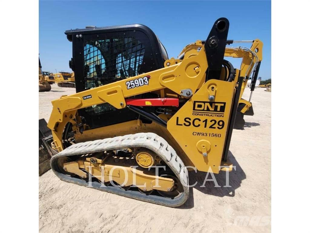 CAT 259D CAB スキッドステアローダー