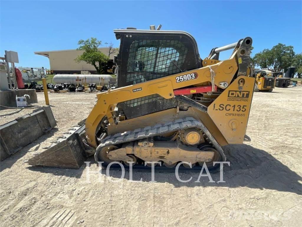 CAT 259D CAB スキッドステアローダー