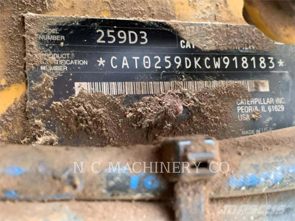 CAT 259D3 H3CB スキッドステアローダー