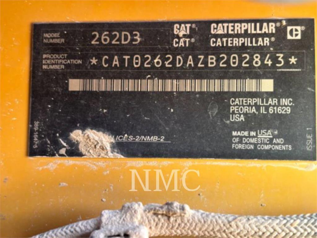 CAT 262D3 スキッドステアローダー