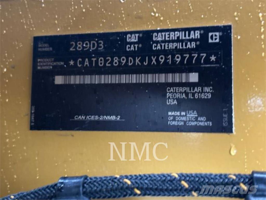 CAT 289D3 クローラーローダー