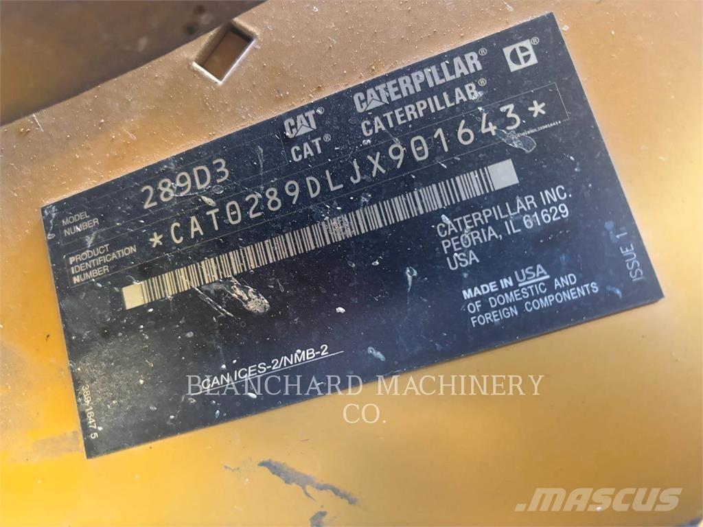 CAT 289D3 クローラーローダー