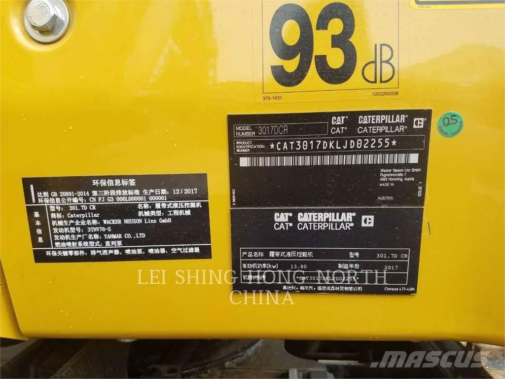CAT 301.7DCR 大型油圧ショベル12t以上（パワーショベル・ユンボ）
