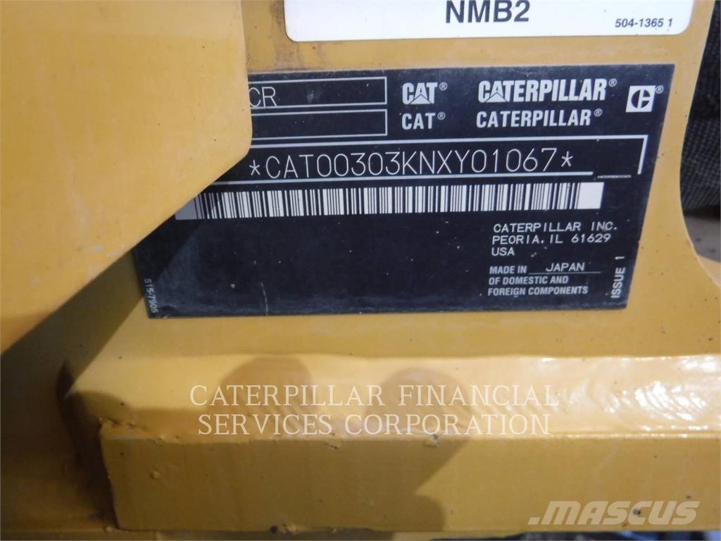 CAT 303-07CR 大型油圧ショベル12t以上（パワーショベル・ユンボ）