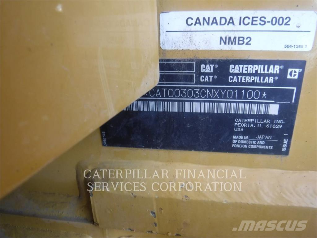 CAT 303-07CR 大型油圧ショベル12t以上（パワーショベル・ユンボ）