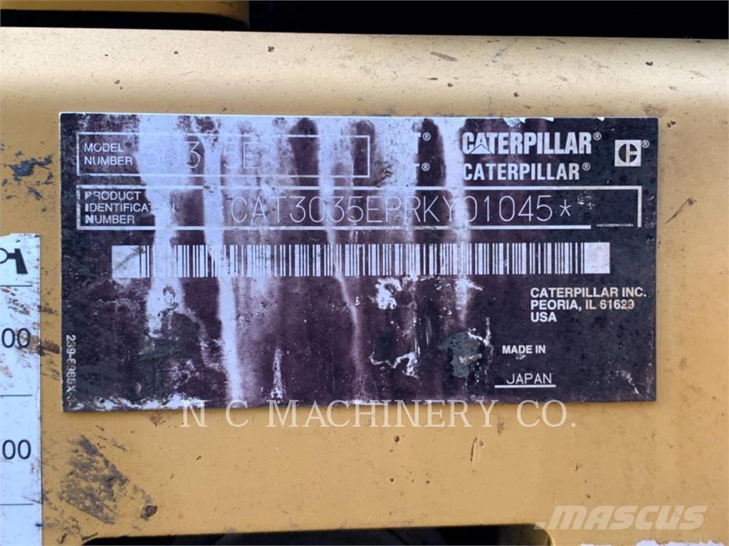 CAT 303.5ECRCN 大型油圧ショベル12t以上（パワーショベル・ユンボ）