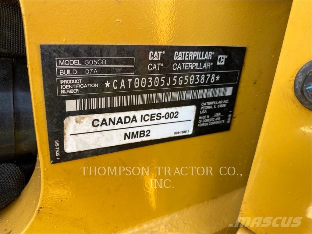 CAT 305 CR 大型油圧ショベル12t以上（パワーショベル・ユンボ）