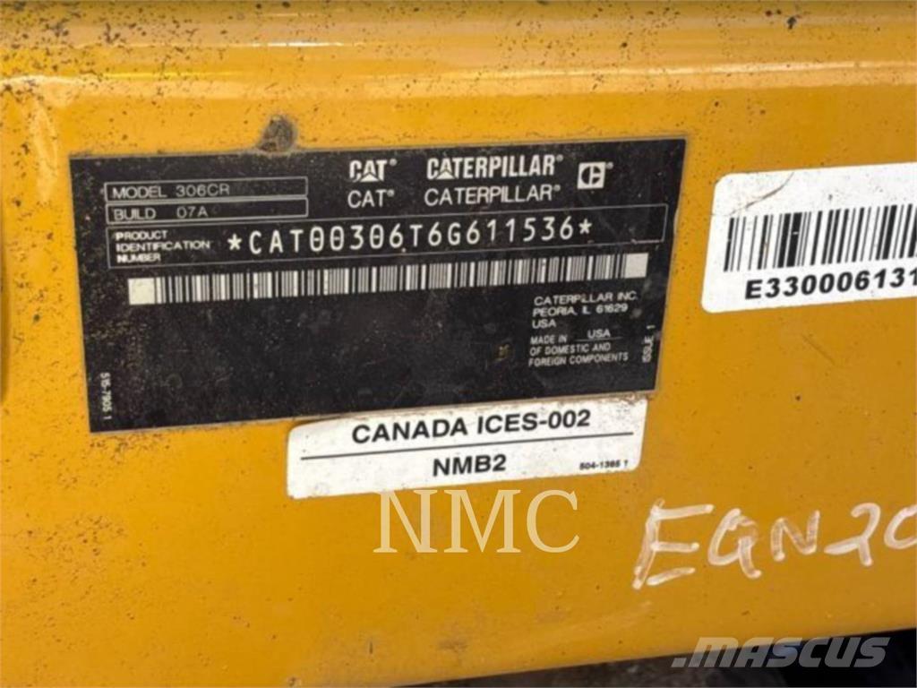 CAT 306-07CR 大型油圧ショベル12t以上（パワーショベル・ユンボ）