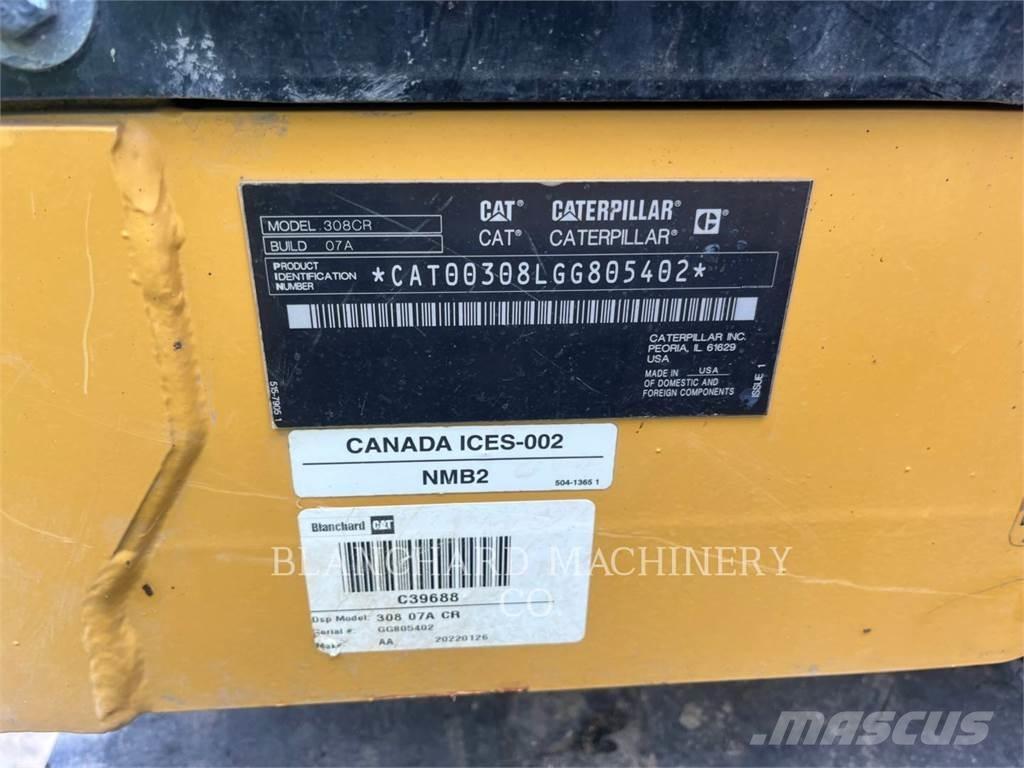 CAT 308-07CR 大型油圧ショベル12t以上（パワーショベル・ユンボ）
