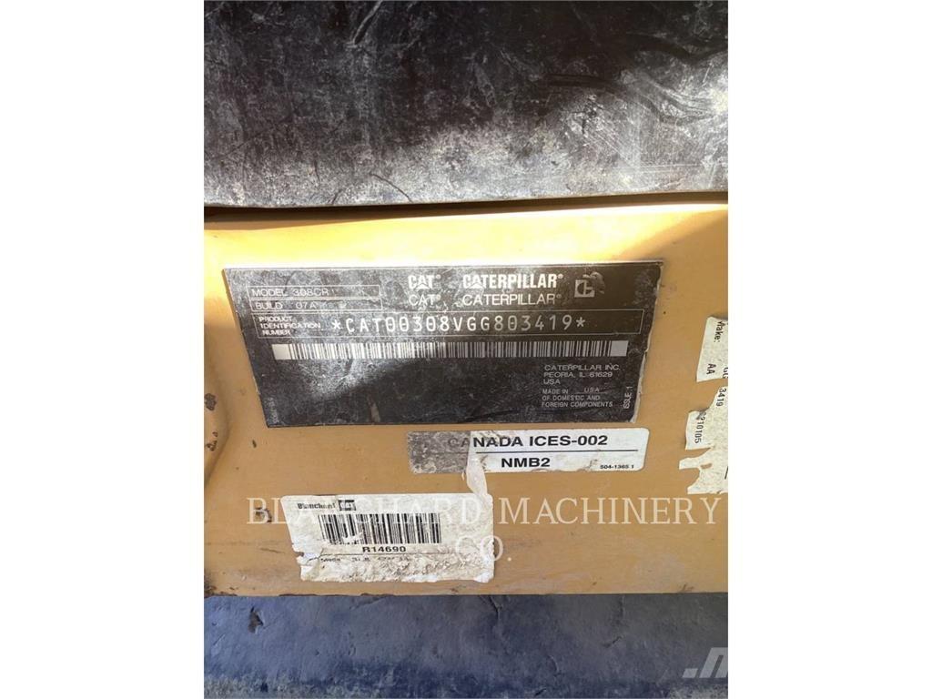 CAT 308CR 大型油圧ショベル12t以上（パワーショベル・ユンボ）
