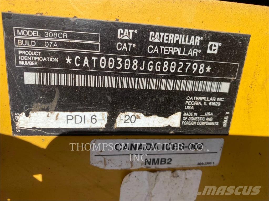 CAT 308CR 大型油圧ショベル12t以上（パワーショベル・ユンボ）