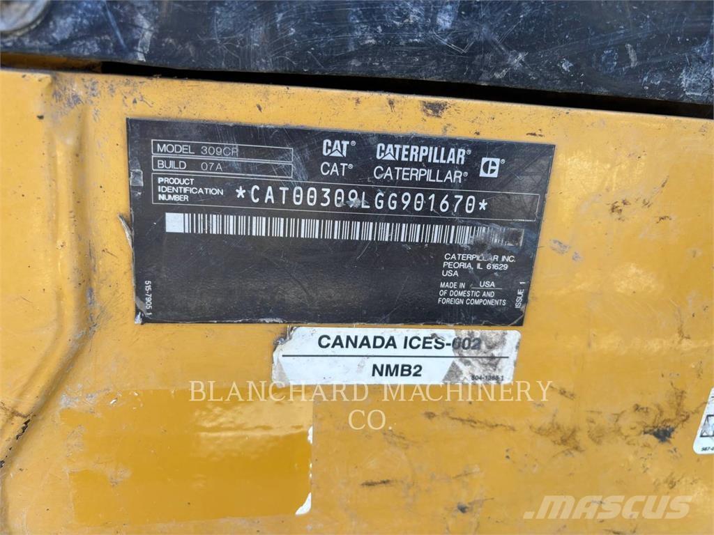 CAT 309CR 大型油圧ショベル12t以上（パワーショベル・ユンボ）