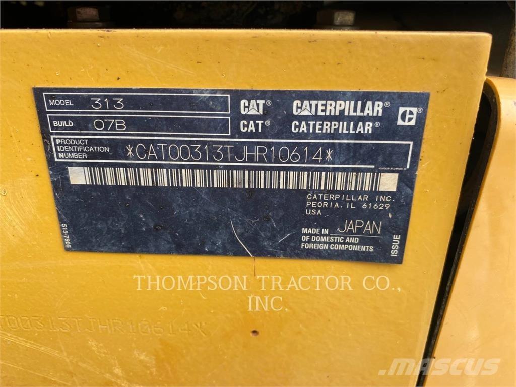 CAT 313 大型油圧ショベル12t以上（パワーショベル・ユンボ）