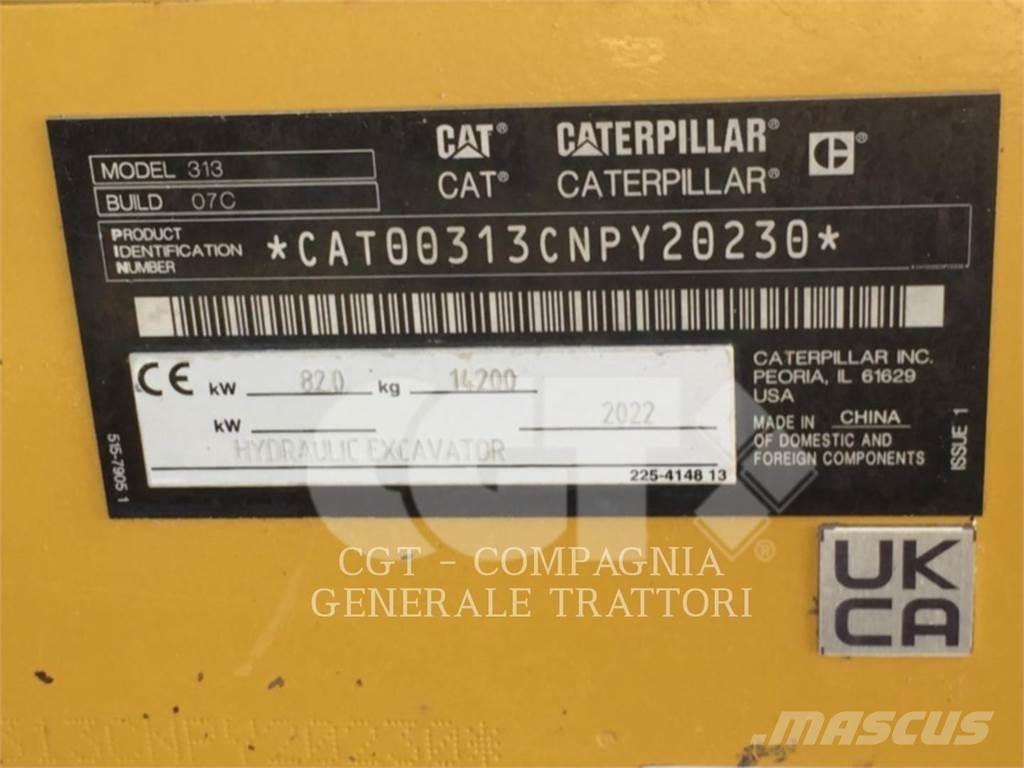 CAT 313 NG 大型油圧ショベル12t以上（パワーショベル・ユンボ）