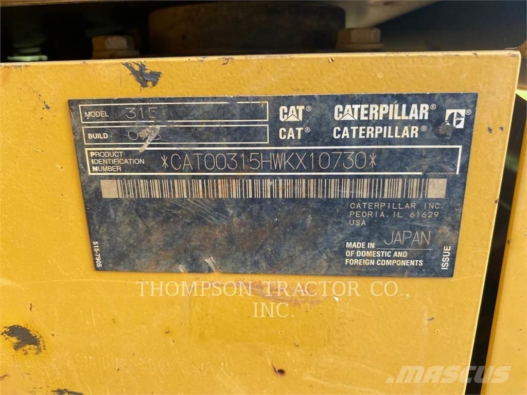 CAT 315 大型油圧ショベル12t以上（パワーショベル・ユンボ）
