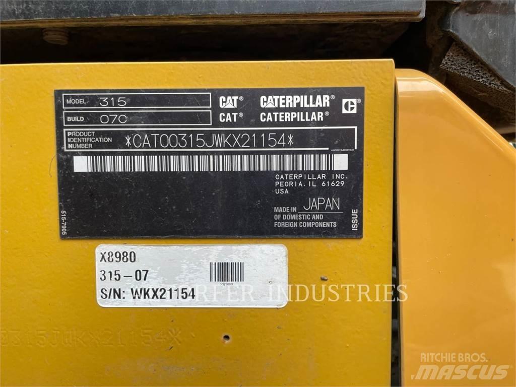 CAT 315-07 大型油圧ショベル12t以上（パワーショベル・ユンボ）