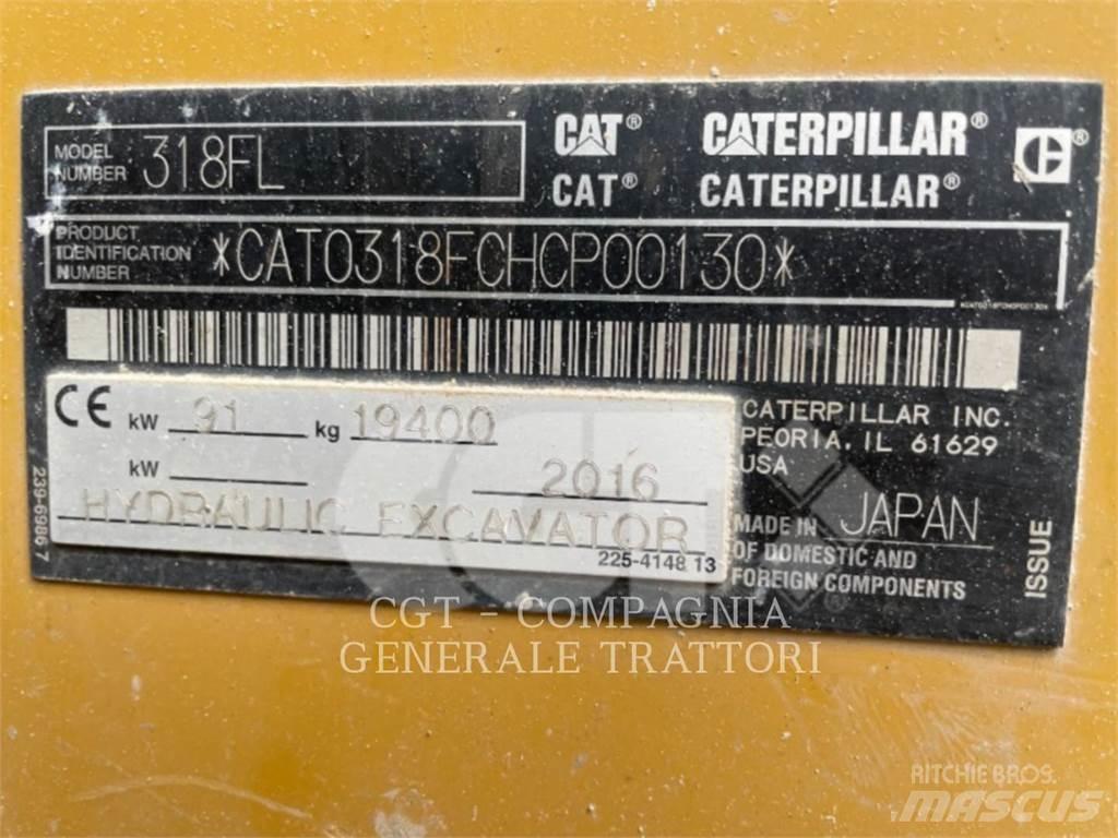 CAT 318F 大型油圧ショベル12t以上（パワーショベル・ユンボ）