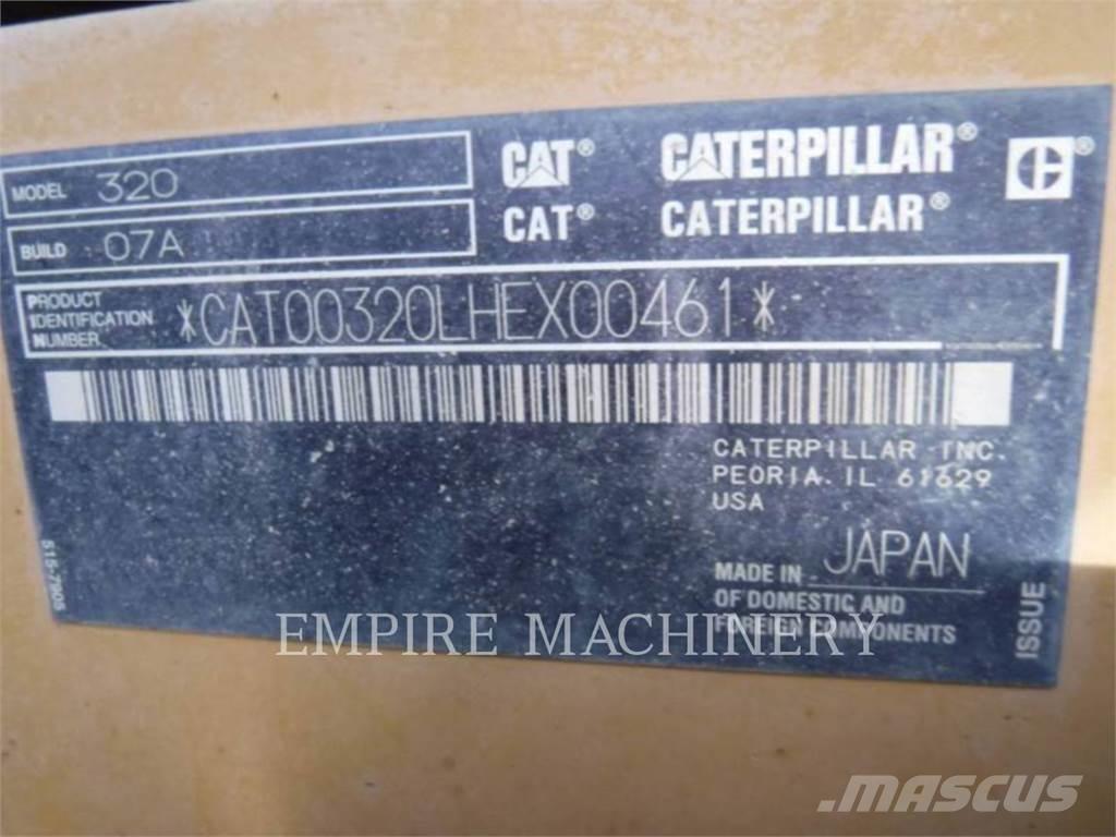 CAT 320-07 大型油圧ショベル12t以上（パワーショベル・ユンボ）