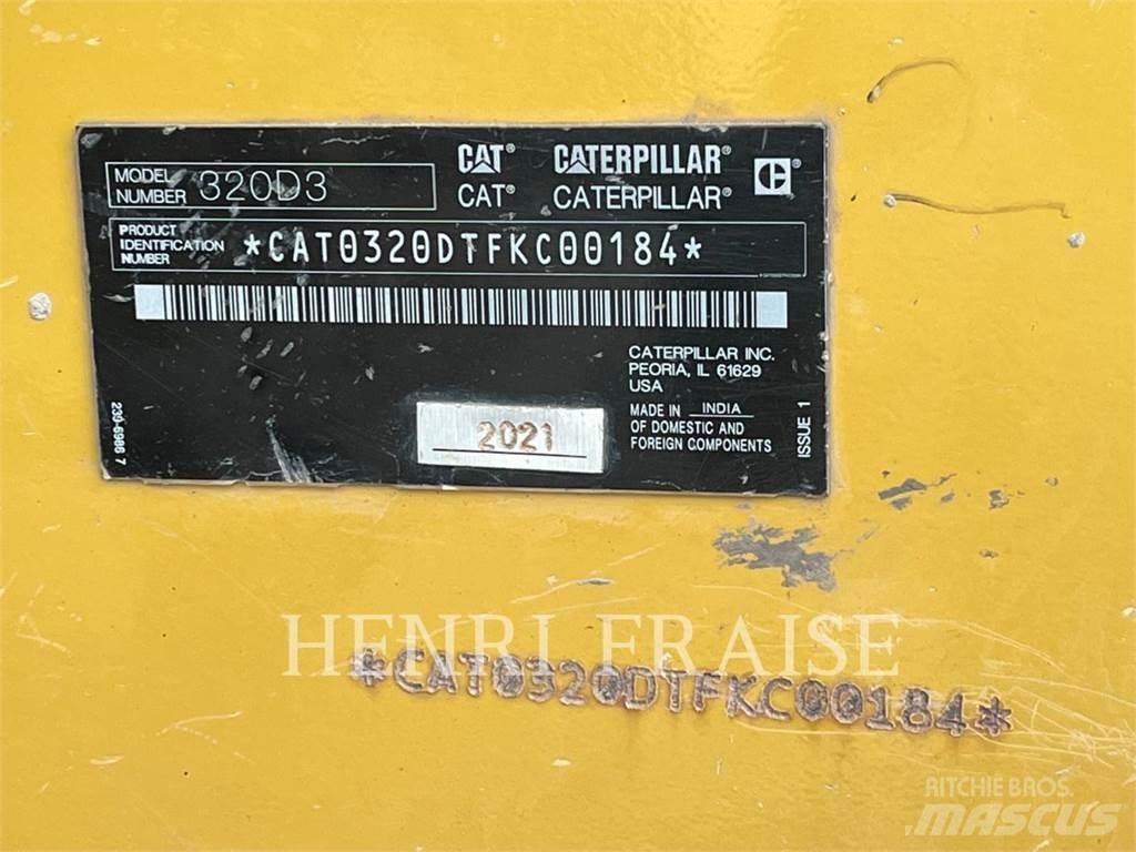 CAT 320D3 大型油圧ショベル12t以上（パワーショベル・ユンボ）