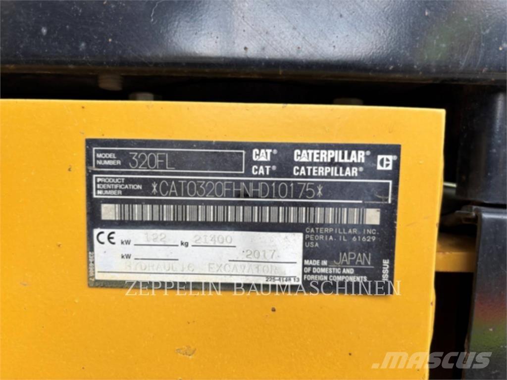 CAT 320FL 大型油圧ショベル12t以上（パワーショベル・ユンボ）