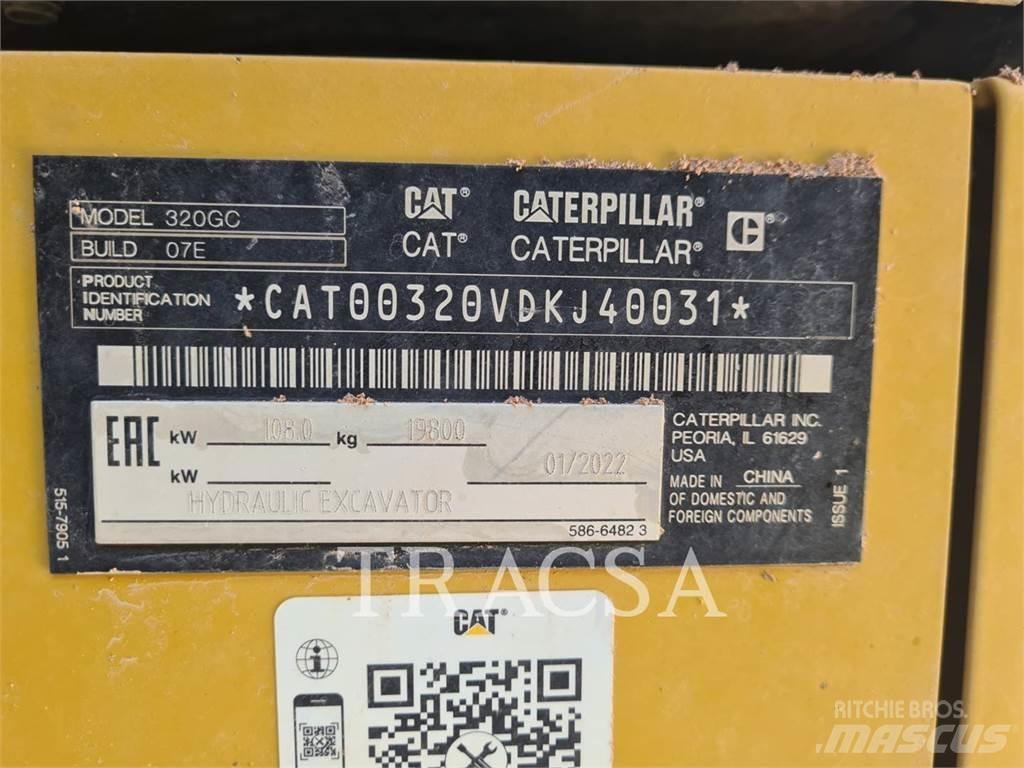 CAT 320GC 大型油圧ショベル12t以上（パワーショベル・ユンボ）